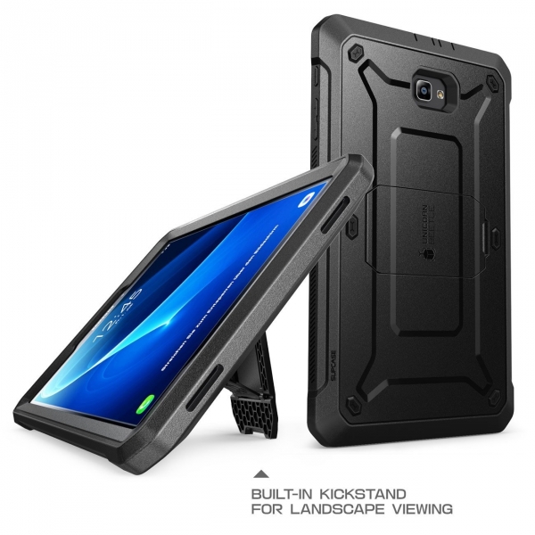 SUPCASE Galaxy Tab A 10.1 Unicorn Beetle PRO Serisi Klf-Black