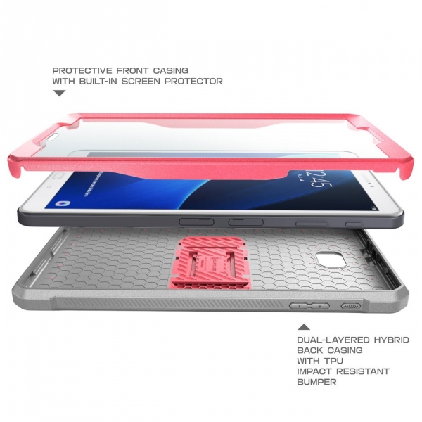 SUPCASE Galaxy Tab A 10.1 Unicorn Beetle PRO Serisi Klf-Pink