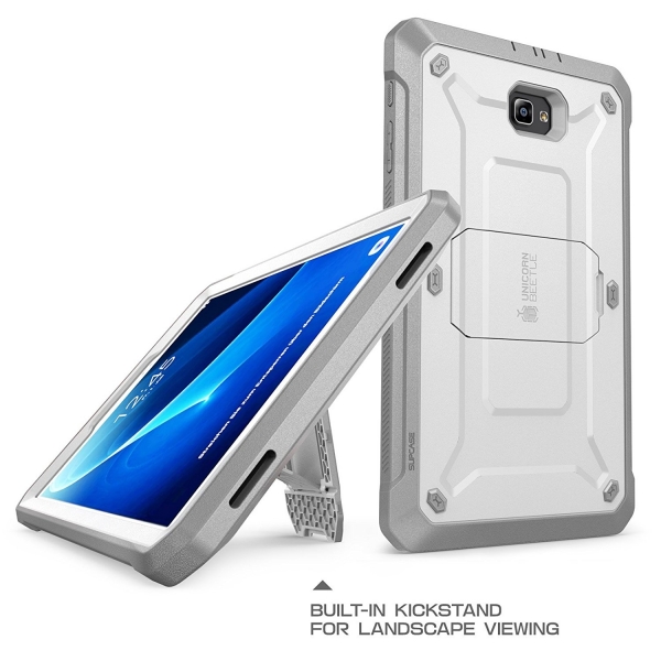 SUPCASE Galaxy Tab A 10.1 Unicorn Beetle PRO Serisi Klf-White