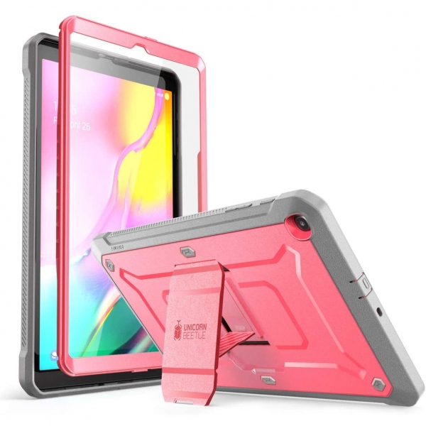 SUPCASE Galaxy Tab A Unicorn Beetle Pro Serisi Klf (10.1 in)(2019)-Pink