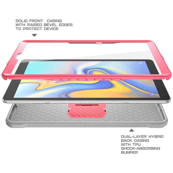 SUPCASE Galaxy Tab A Unicorn Beetle Pro Serisi Klf (10.1 in)(2019)-Pink