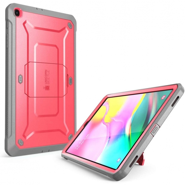 SUPCASE Galaxy Tab A Unicorn Beetle Pro Serisi Klf (10.1 in)(2019)-Pink