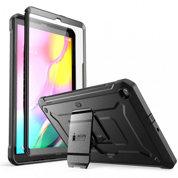 SUPCASE Galaxy Tab A Unicorn Beetle Pro Serisi Klf (10.1 in)(2019)-Black