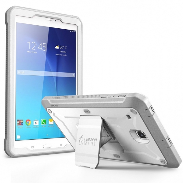 SUPCASE Galaxy Tab E Unicorn Beetle PRO Seri Klf (8.0 in)-White