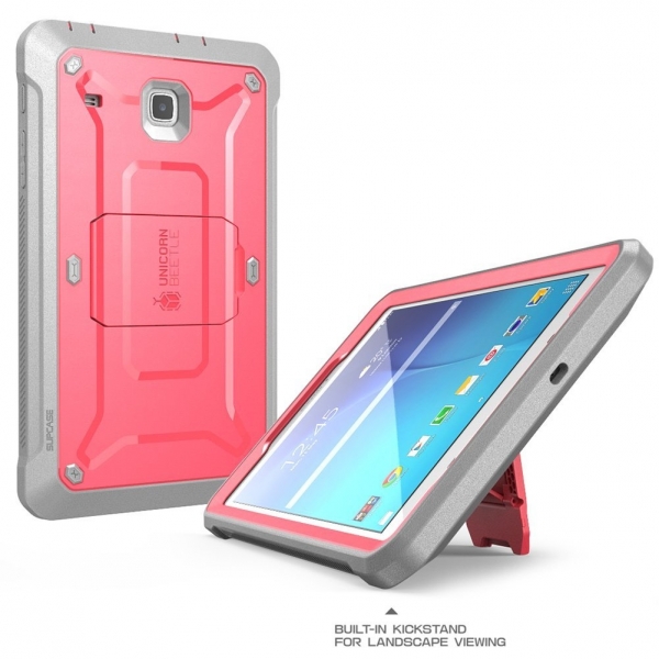 SUPCASE Galaxy Tab E Unicorn Beetle PRO Seri Klf (8.0 in)-Pink