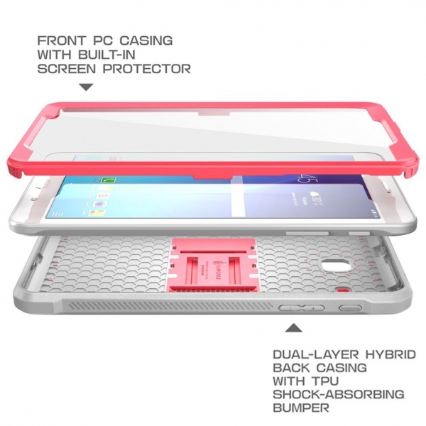 SUPCASE Galaxy Tab E Unicorn Beetle PRO Seri Klf (8.0 in)-Pink