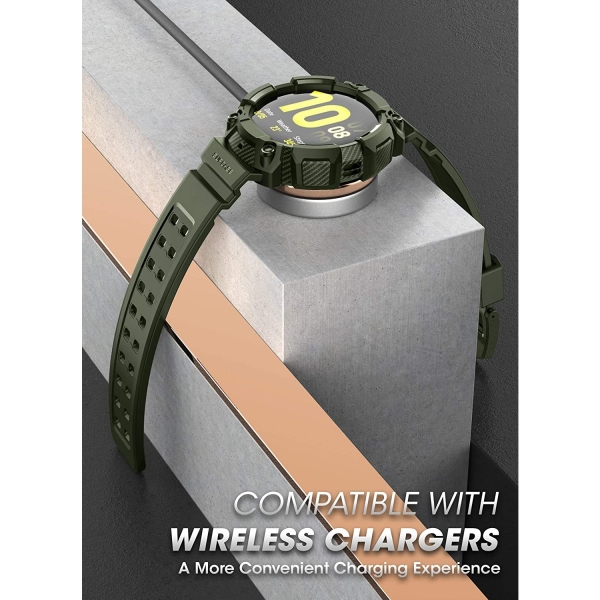 SUPCASE Galaxy Watch Active 2 Unicorn Beetle Pro Serisi Klf (44mm)-Green