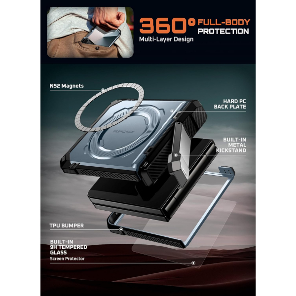 SUPCASE Samsung Galaxy Z Flip 7 UBP Klf -Tilt