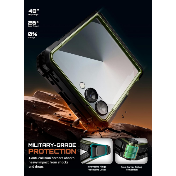 SUPCASE Samsung Galaxy Z Flip 7 UBP Klf -Guldan 