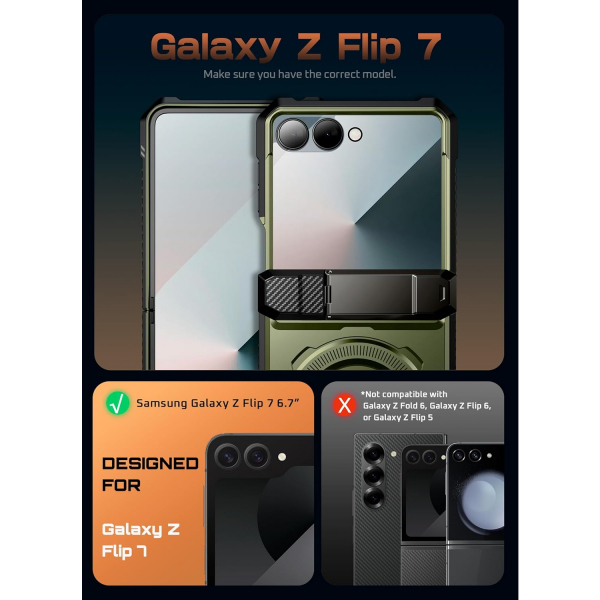 SUPCASE Samsung Galaxy Z Flip 7 UBP Klf -Guldan 