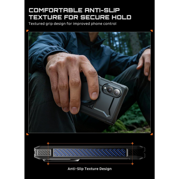 SUPCASE Galaxy Z Fold 8 MagSafe Uyumlu Standl� K�l�f-Black