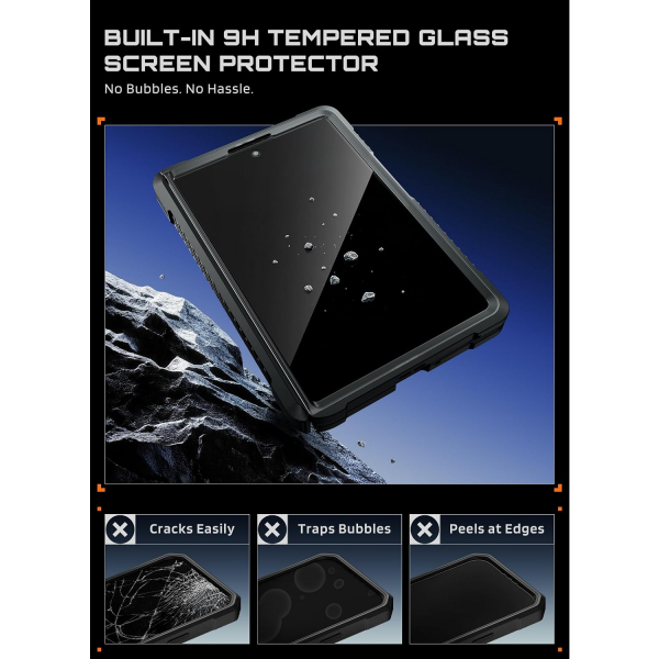 SUPCASE Galaxy Z Fold 8 MagSafe Uyumlu Standl� K�l�f-Black