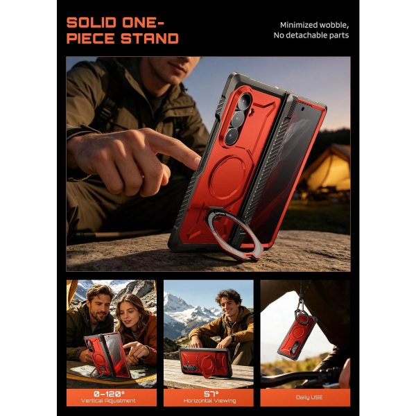 SUPCASE Galaxy Z Fold 8 Ultra MagSafe C�zdanl� K�l�f