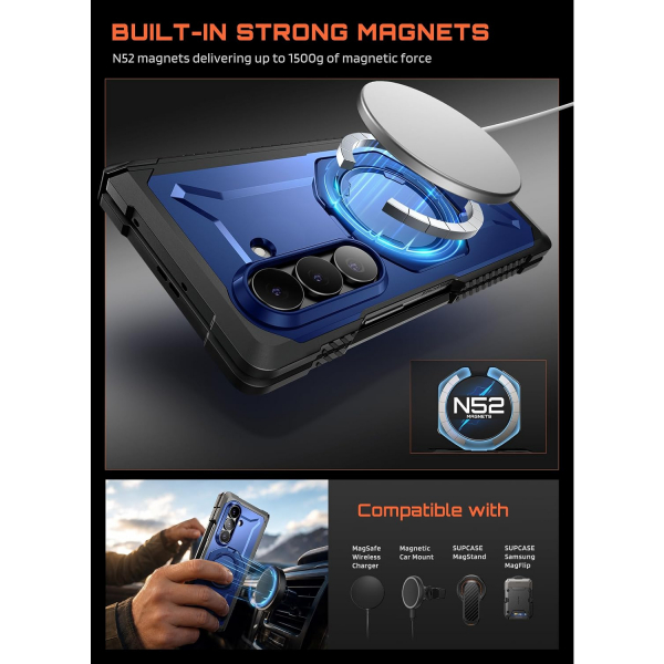 SUPCASE Galaxy Z Fold 8 Ultra MagSafe C�zdanl� K�l�f