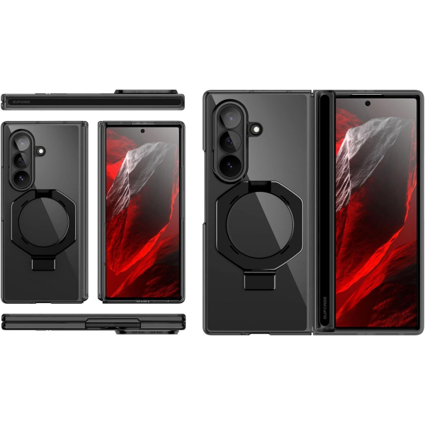 SUPCASE Galaxy Z Fold 8 Ultra MagSafe Standl� K�l�f-FrostBlack