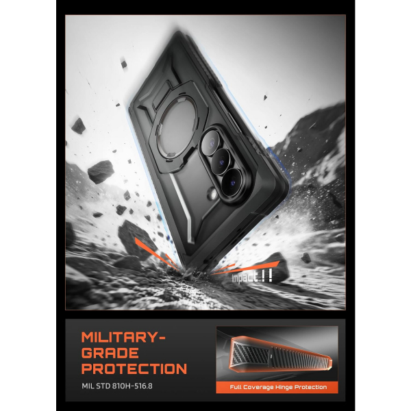 SUPCASE Galaxy Z Fold 8 Ultra MagSafe Uyumlu K�l�f-Black