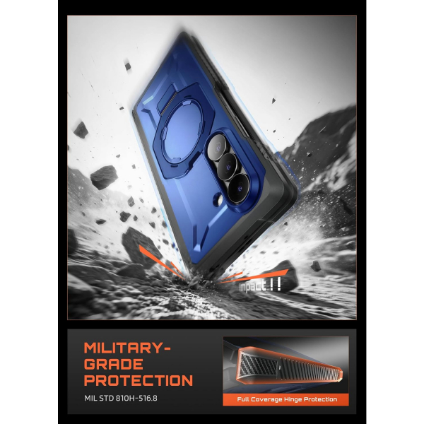 SUPCASE Galaxy Z Fold 8 Ultra MagSafe Uyumlu K�l�f-Cobalt