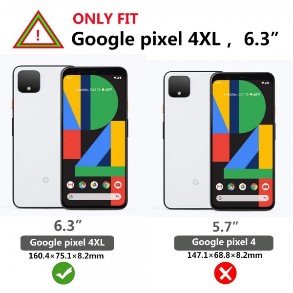 SUPCASE Google Pixel 4 XL Unicorn Beetle Pro Serisi Klf-Black