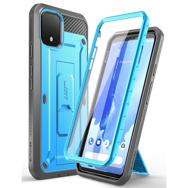 SUPCASE Google Pixel 4 XL Unicorn Beetle Pro Serisi Klf-Blue