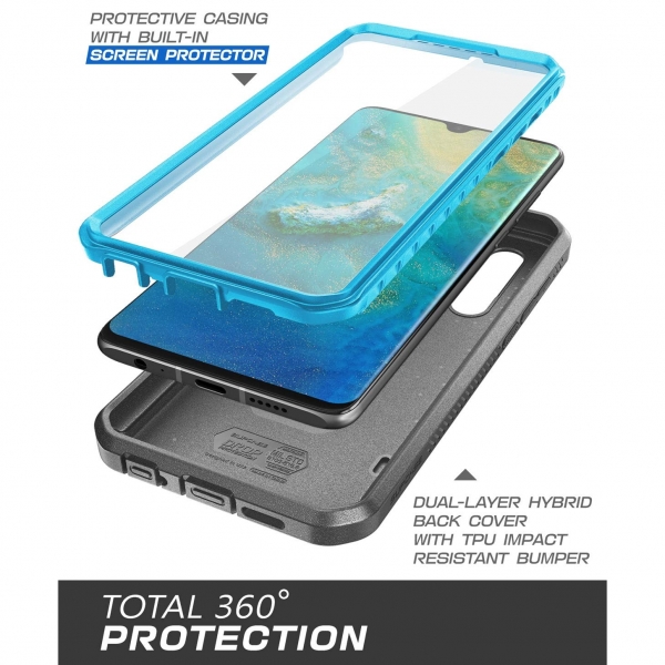 SUPCASE Huawei P30 Unicorn Beetle Pro Serisi Klf-Blue