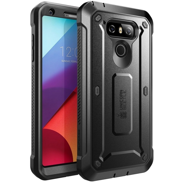 SUPCASE LG G6 Beetle PRO Rugged Holster Klf-Black