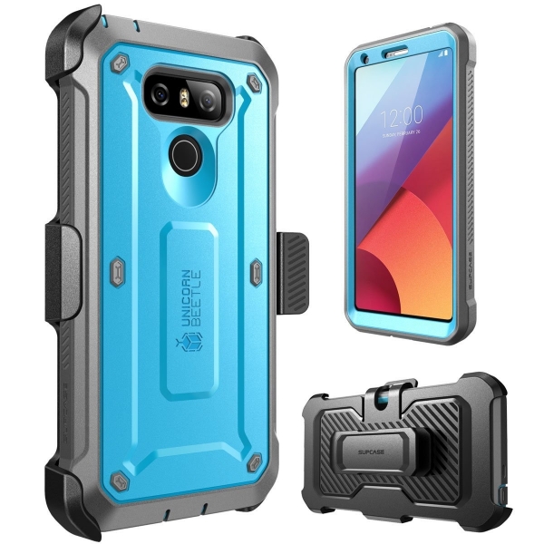 SUPCASE LG G6 Beetle PRO Rugged Holster Klf-Blue