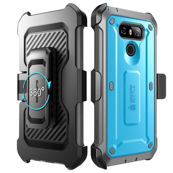 SUPCASE LG G6 Beetle PRO Rugged Holster Klf-Blue