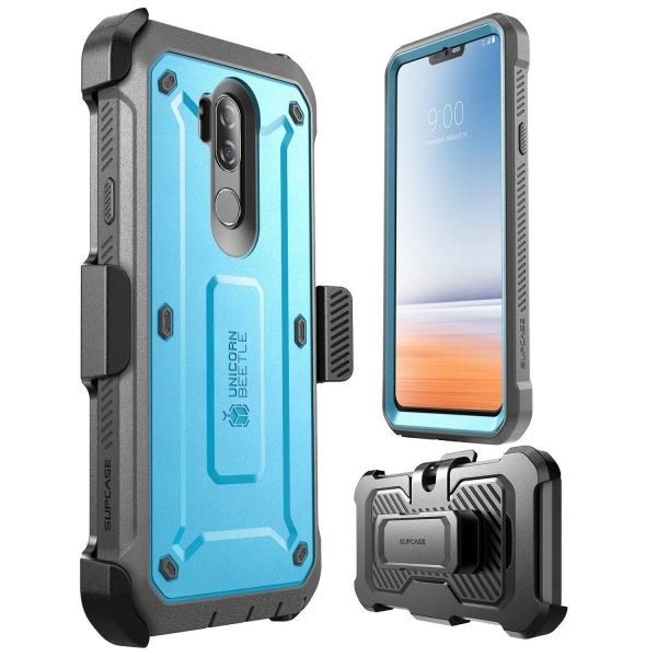 SUPCASE LG G7 ThinQ Klipsli Klf-Blue