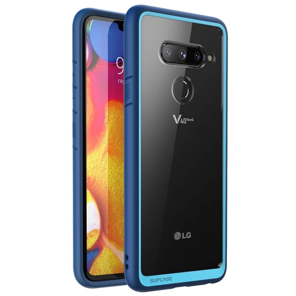 SUPCASE LG V40 ThinQ Unicorn Beetle Style Serisi Klf-Blue