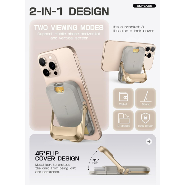 SUPCASE Manyetik Czdan ve Stand-Desert Storm
