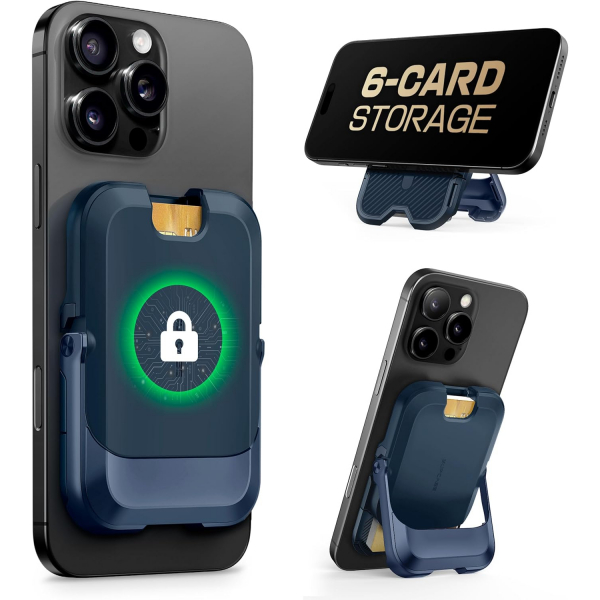 SUPCASE Manyetik Czdan ve Stand-Midnight Blue 