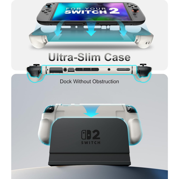 TiMOVO Nintendo Switch 2 Dayankl Klf-Gray