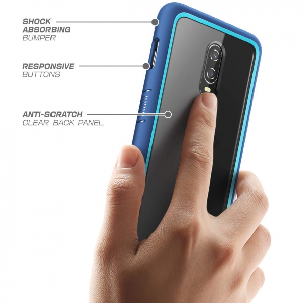 SUPCASE OnePlus 6T Unicorn Beetle Style Serisi Klf-Blue