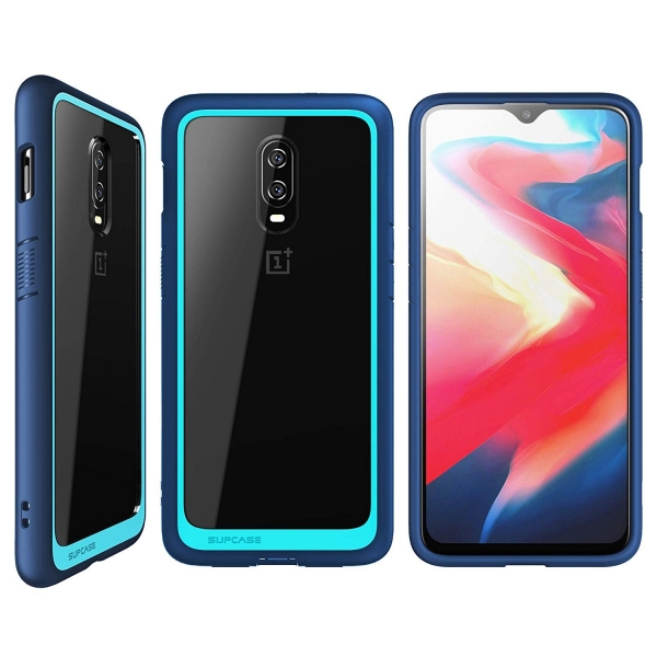 SUPCASE OnePlus 6T Unicorn Beetle Style Serisi Klf-Blue