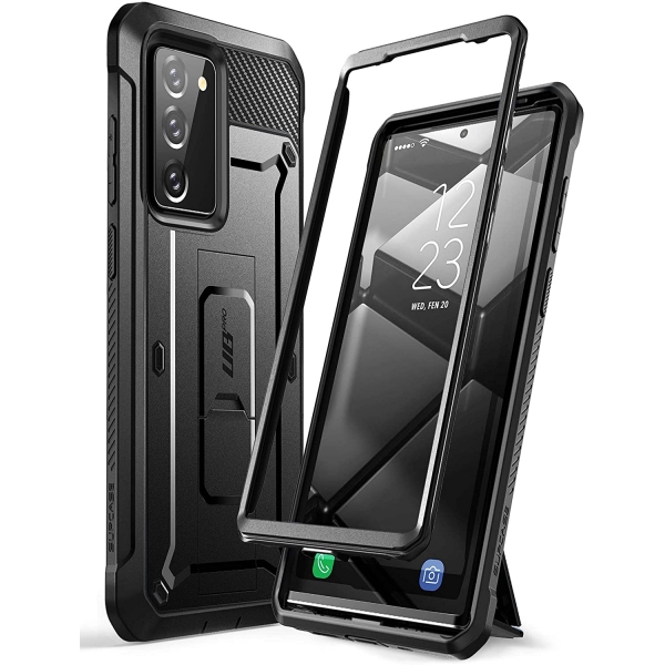 SUPCASE Samsung Galaxy Note 20 Unicorn Beetle Pro Serisi Tam Korumal Klf (2020)-Black