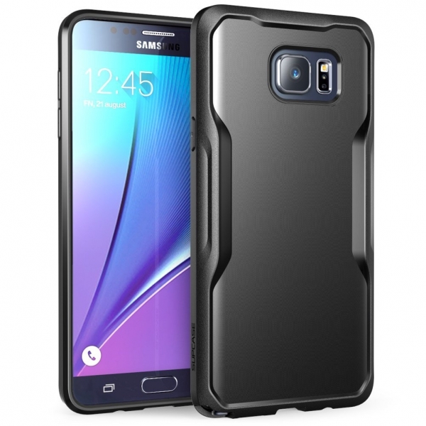 SUPCASE Samsung Galaxy Note 5 Unicorn Beetle Serisi Klf-Black