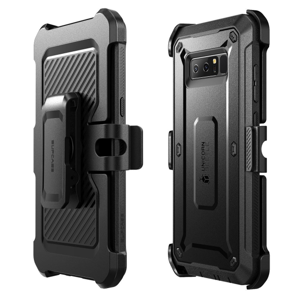 SUPCASE Samsung Galaxy Note 8 Kemer Klipsli Klf-Black