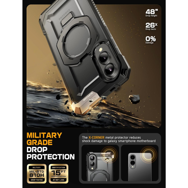 SUPCASE Samsung Galaxy S25 Edge Standl Klf
