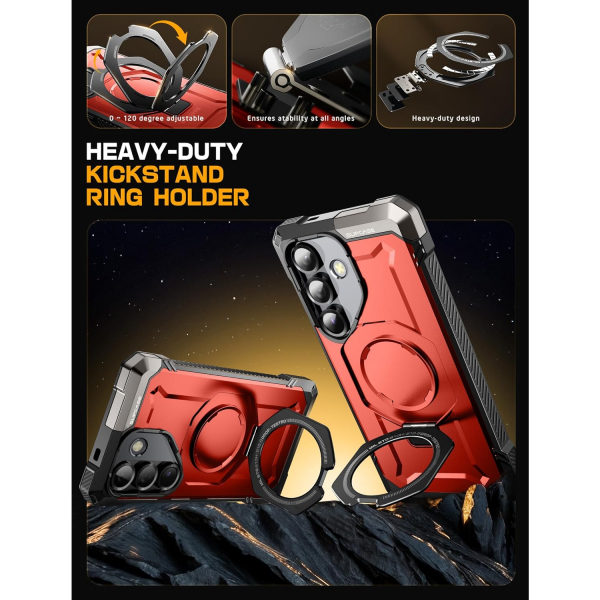 SUPCASE Samsung Galaxy S25 Standl Klf-Ruddy
