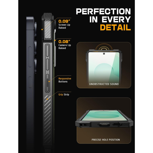 SUPCASE Samsung Galaxy S25 Standl Klf-Guldan