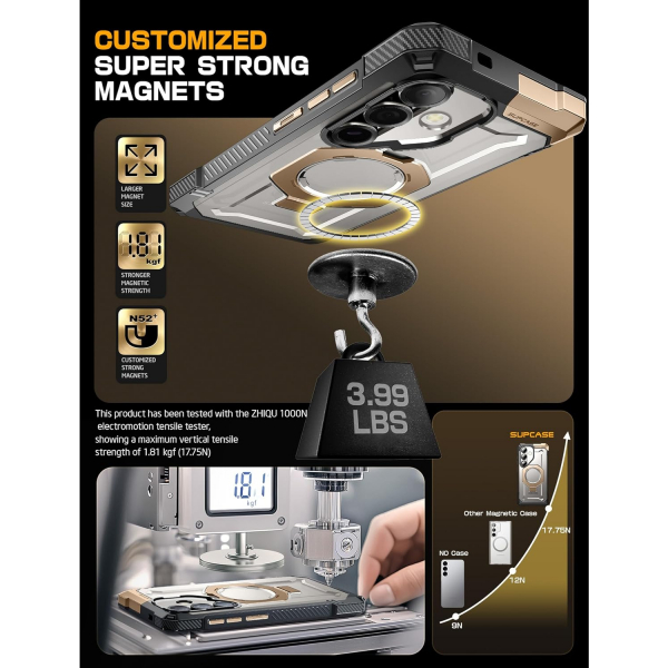 SUPCASE Samsung Galaxy S25 Standl Klf-Desert