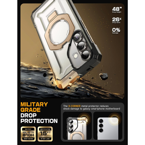 SUPCASE Samsung Galaxy S25 Standl Klf-Desert