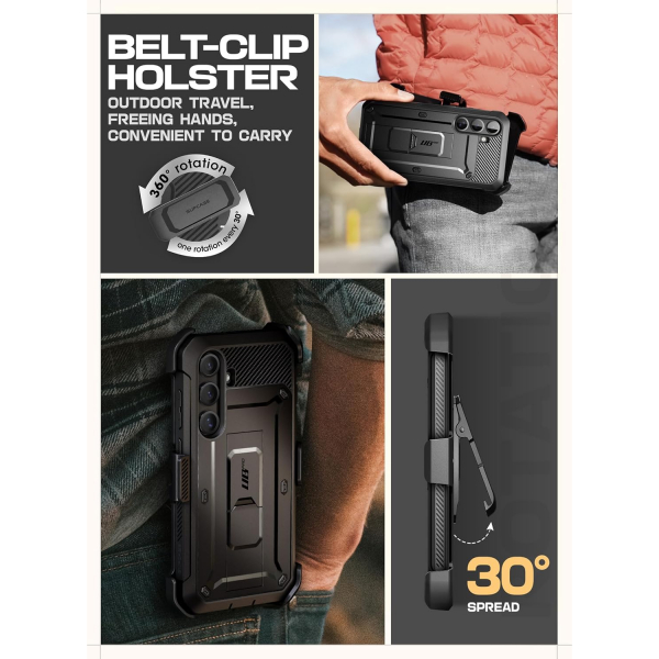 SUPCASE Samsung Galaxy S25 FE Unicorn Beetle Pro Klf-Black