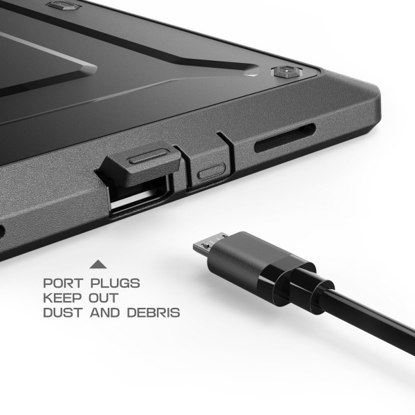 SUPCASE Samsung Galaxy Tab S3 9.7 Unicorn Beetle Pro Serisi Klf-Black