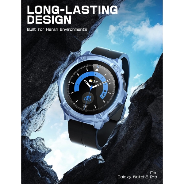 SUPCASE Samsung Galaxy Watch Pro 5 Ekran Koruyucu (45mm)(2 Adet)-Tilt