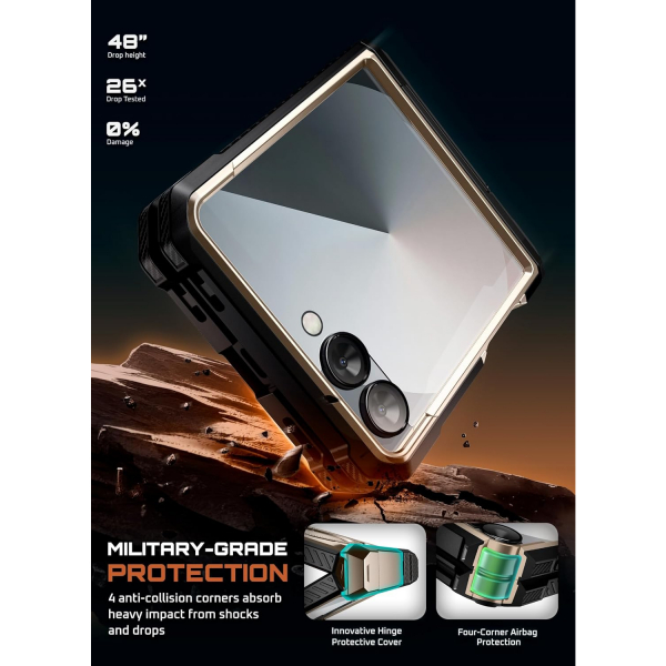 SUPCASE Samsung Galaxy Z Flip 7 UBP Klf -Desert