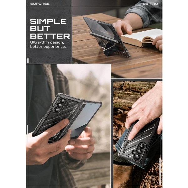 SUPCASE Samsung Galaxy Z Fold 7 UBP Klf-Black