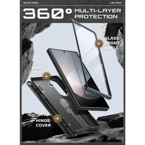 SUPCASE Samsung Galaxy Z Fold 7 UBP Klf-Black