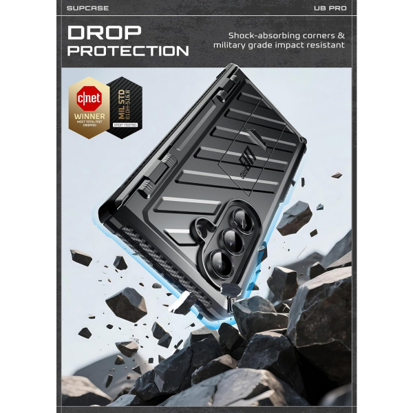 SUPCASE Samsung Galaxy Z Fold 7 UBP Klf-Black