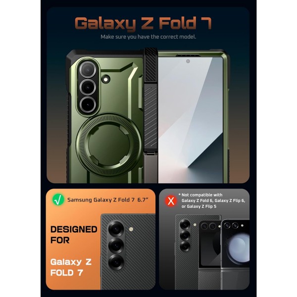 SUPCASE Samsung Galaxy Z Fold 7 UB Grip Klf-Guldan
